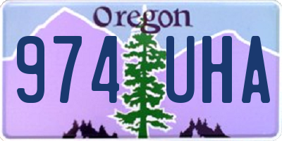 OR license plate 974UHA