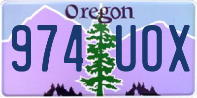 OR license plate 974UOX