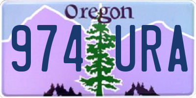 OR license plate 974URA