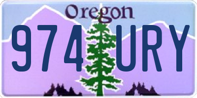 OR license plate 974URY