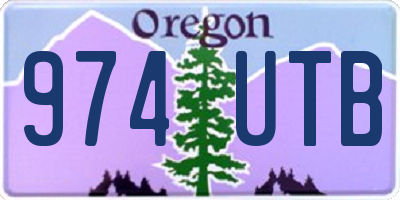OR license plate 974UTB