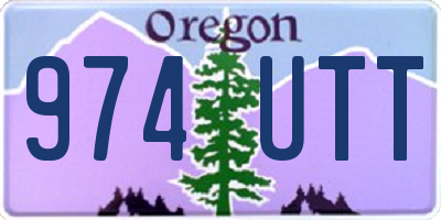 OR license plate 974UTT