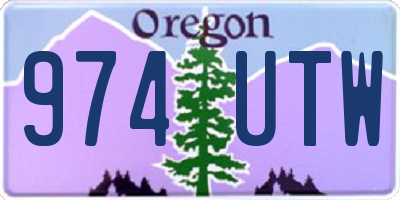 OR license plate 974UTW