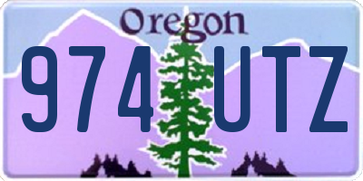 OR license plate 974UTZ