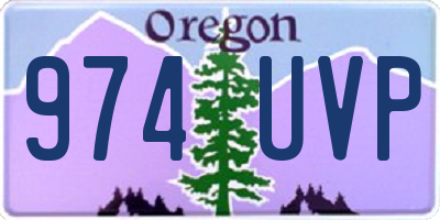 OR license plate 974UVP