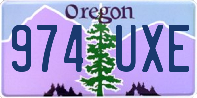 OR license plate 974UXE