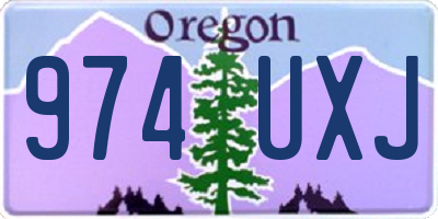 OR license plate 974UXJ