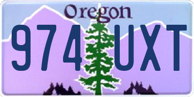 OR license plate 974UXT