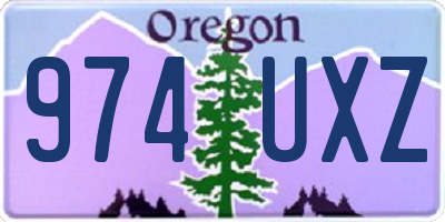 OR license plate 974UXZ