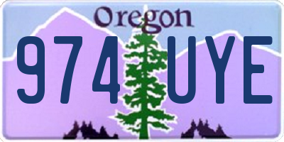OR license plate 974UYE