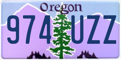 OR license plate 974UZZ