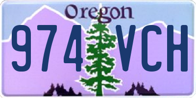 OR license plate 974VCH