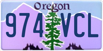 OR license plate 974VCL