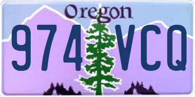 OR license plate 974VCQ