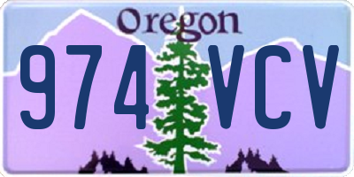 OR license plate 974VCV