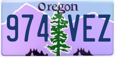 OR license plate 974VEZ
