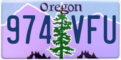 OR license plate 974VFU