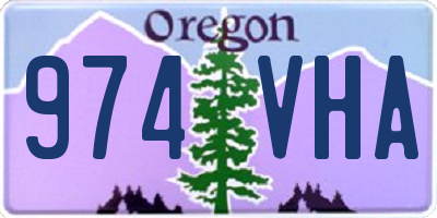 OR license plate 974VHA