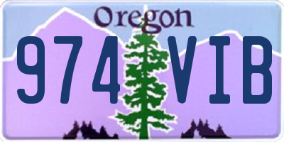 OR license plate 974VIB