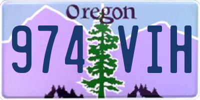 OR license plate 974VIH