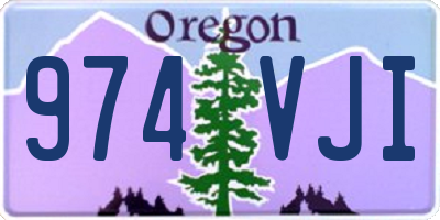 OR license plate 974VJI