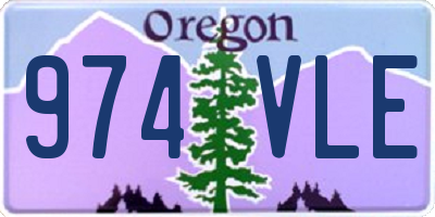 OR license plate 974VLE
