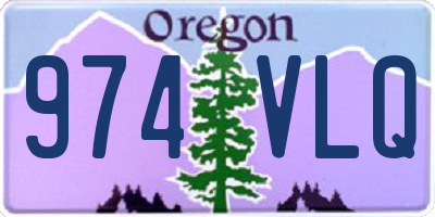 OR license plate 974VLQ