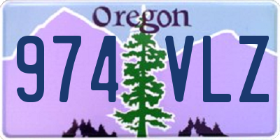 OR license plate 974VLZ
