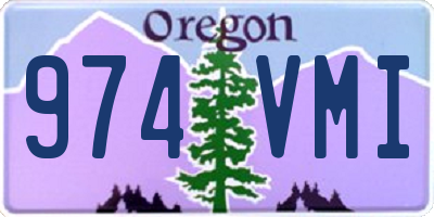 OR license plate 974VMI