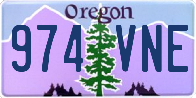 OR license plate 974VNE