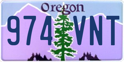 OR license plate 974VNT