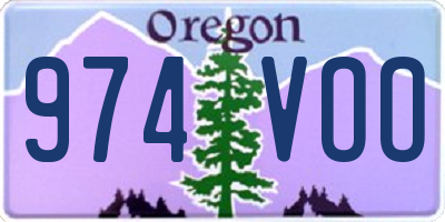 OR license plate 974VOO