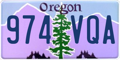 OR license plate 974VQA