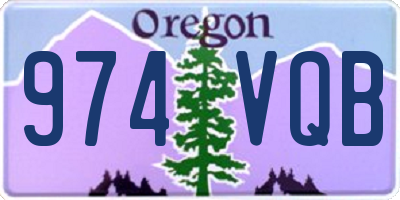OR license plate 974VQB