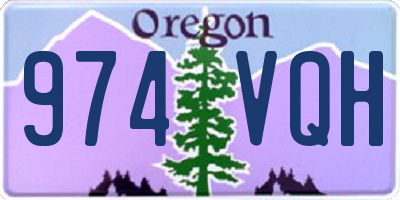 OR license plate 974VQH