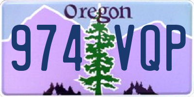 OR license plate 974VQP