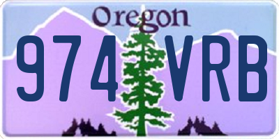 OR license plate 974VRB