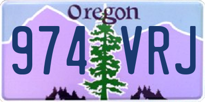 OR license plate 974VRJ