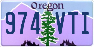 OR license plate 974VTI