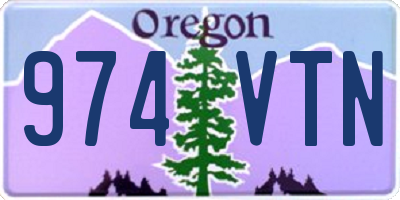 OR license plate 974VTN