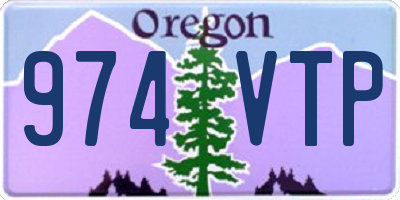 OR license plate 974VTP