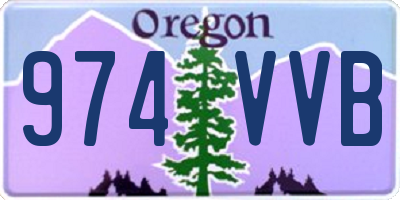 OR license plate 974VVB