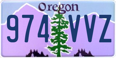 OR license plate 974VVZ