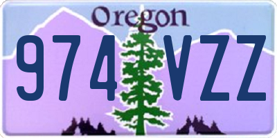 OR license plate 974VZZ