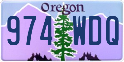 OR license plate 974WDQ