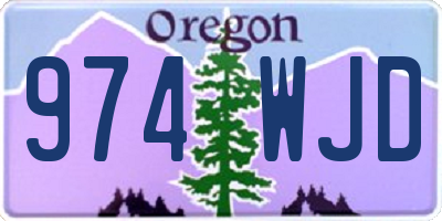 OR license plate 974WJD