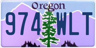 OR license plate 974WLT
