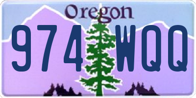 OR license plate 974WQQ