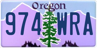 OR license plate 974WRA