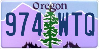 OR license plate 974WTQ